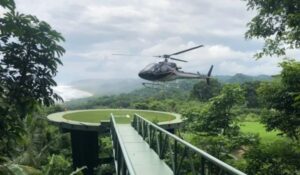 Luxury Jungle Lodges Costa Rica Helicopter Transfer